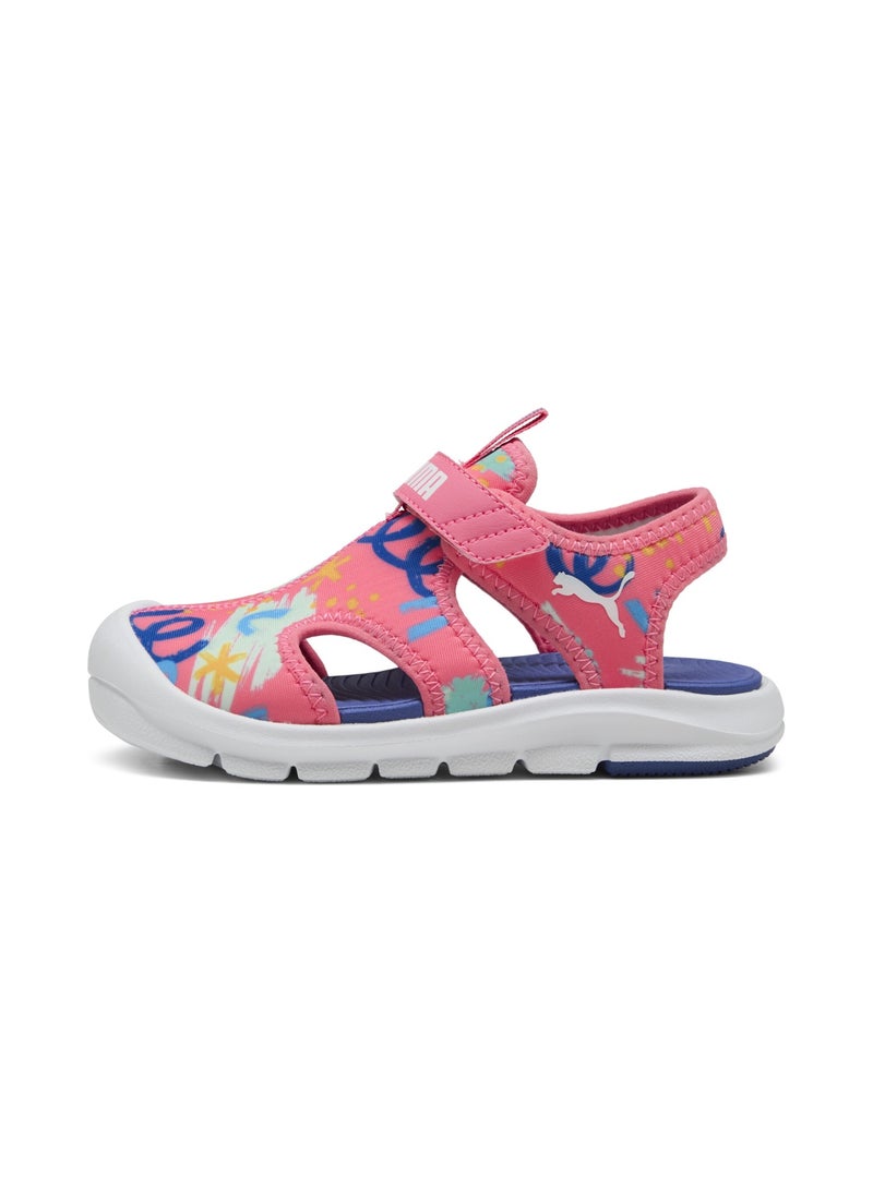 PUMA Fun Racer Kids Unisex Pink Sandals - Image 1